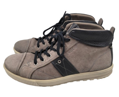 ECCO Ennio 44 Sneaker Boots Gray Mens Size 10 Casual Mid 