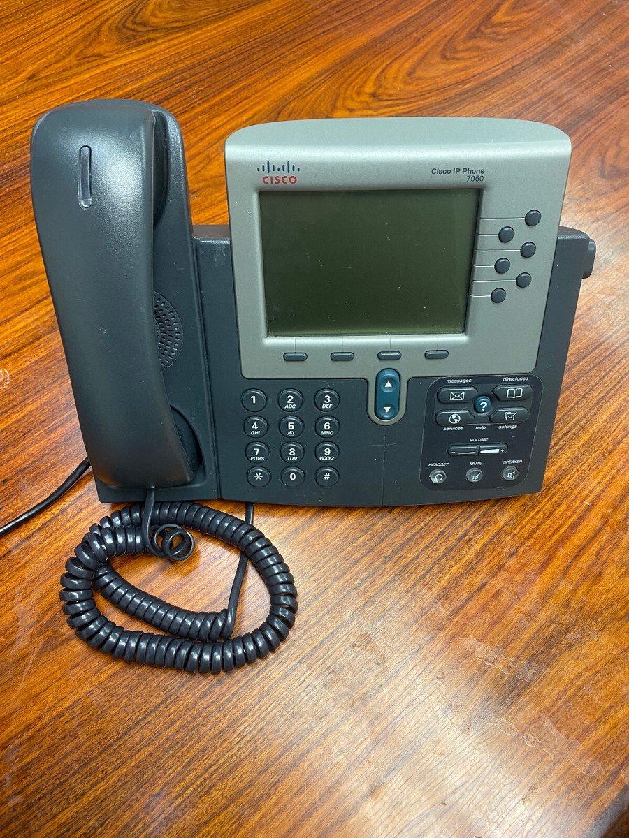 Office Phone Cisco CP-7960G 7960 Series IP Phone w/power supply | eBay