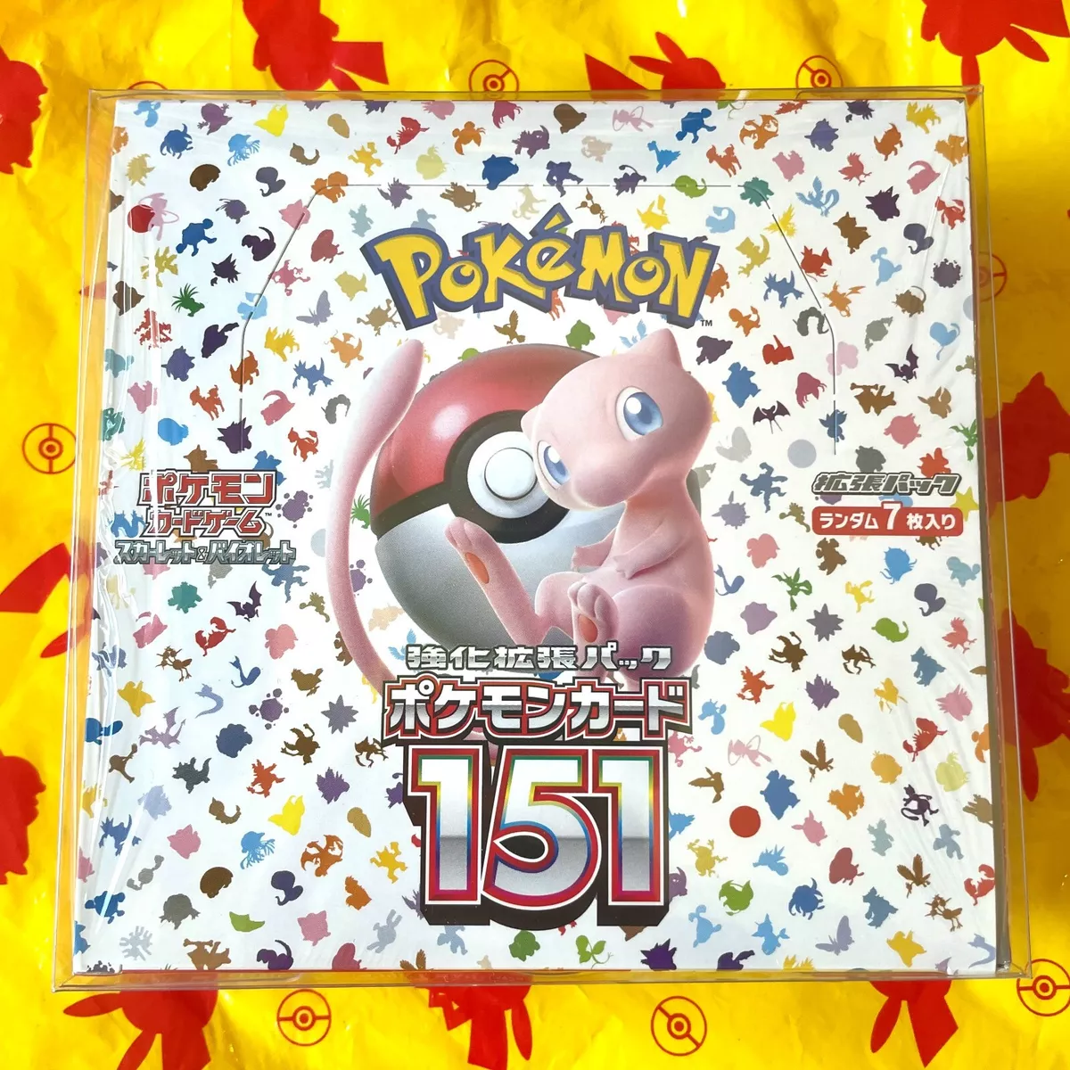 Pokemon Card 151 Scarlet & Violet sv2a Booster Box  Japanese/NEW/Sealed/Unopened