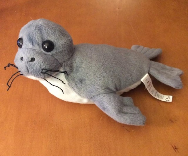 American Girl Hawaiian Monk Gray Seal Pup Plush 7