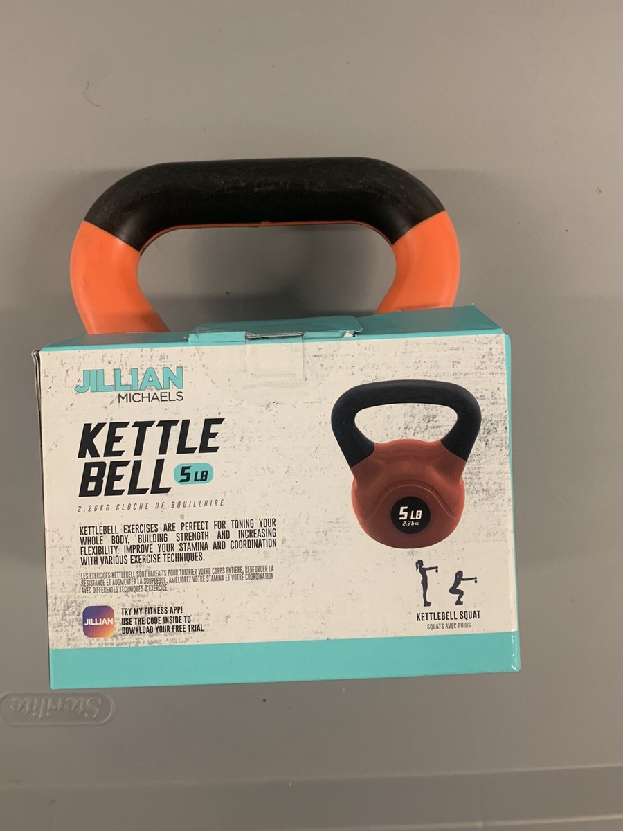 Jillian Michaels Single 5 Lb Kettle Bell Gym Weights | eBay