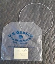 Polished Fused Quartz Crystal focus Laser Lens 5.25" x 1/8" -from  U.S. Quartz