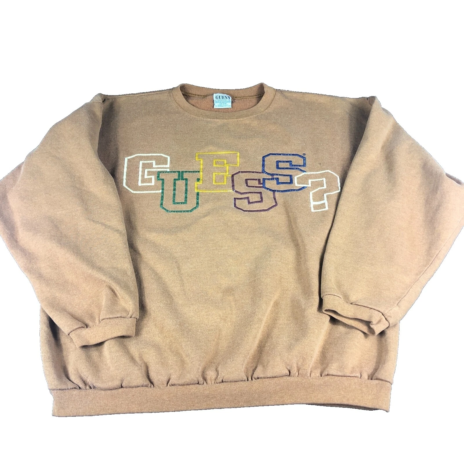 GUESS Brown Long Sleeve Hoodies & Sweatshirts for Women