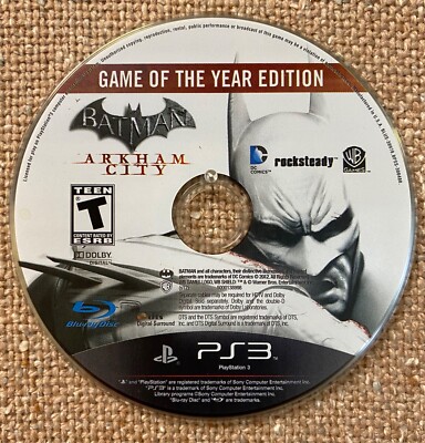 Batman: Arkham City (PS3) - DISC ONLY 883929240708