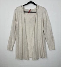 Ruby Ribbon Women’s Hooded Cardigan Cream Size XS/S Excellent Condition