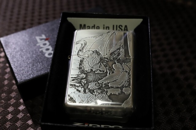 ZIPPO - YUKI　ZIPPO　３点 Zippo ジッポー 天野喜孝 Amano Yoshitaka F-3-Twin Sword 銀