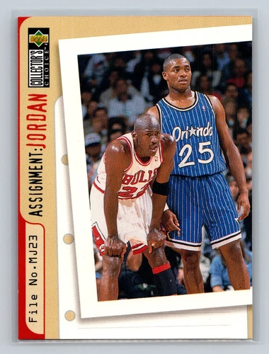 1996-97 Upper Deck Collector's Choice Michael Jordan Nick Anderson Card #362