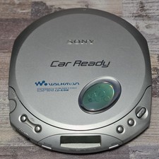 Vintage Sony CD Walkman D-E356CK ESP Max CD-R/RW Silver - Parts or Repair Only