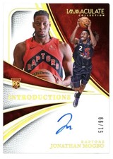 Jonathan Mogbo 2024-25 Panini Immaculat Collection Introductions Auto 51/99 RC