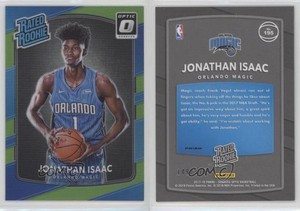 2017 Panini Donruss Optic Rated Lime Green Prizm /175 Jonathan Isaac Rookie RC