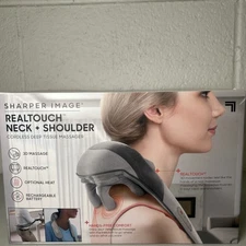 Sharper Image RealTouch Neck & Shoulder Massager Heated