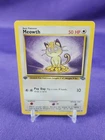 1999 Pokemon Jungle 1st Edition Meowth #56