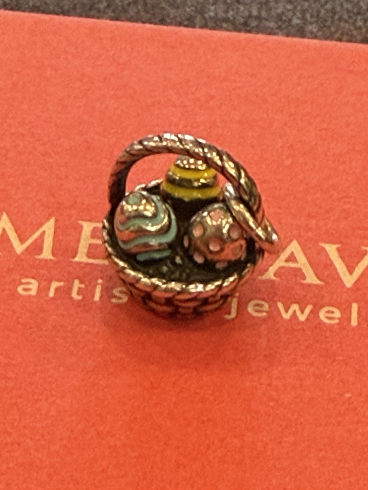 James Avery Easter Basket Charm - image 1