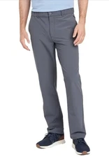 Men’s Goodfellow & Co Relaxed Tech Trousers Pants Grey Wrinkle Resist Stretch