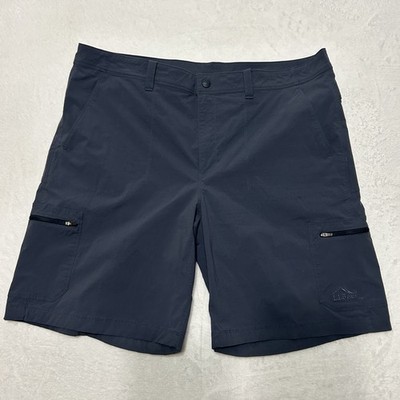 LL Bean Cresta 10'' Hiking Shorts Mens 42 Blue Stretch Fishing Cargo Travel EUC