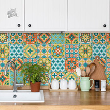 Stickers Tiles Kitchen Bathroom Tiles Stickers PVC Waterproof Wall 10x10