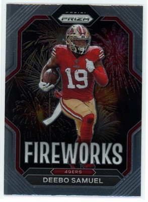 Deebo Samuel 2022 Panini Prizm #F-17 San Francisco 49ers Fireworks