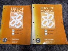 2000 Chevrolet Cavalier Pontiac Sunfire Shop Service Manual Vol 1 & 2 Set