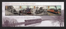 2014 GREAT BRITAIN CLASSIC LOCOMOTIVES OF NORTHERN IRELAND MINIATURE SHEET