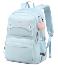Girls Backpack for School - Lightweight Travel Laptop Backpack 15.6 Inch Blue
