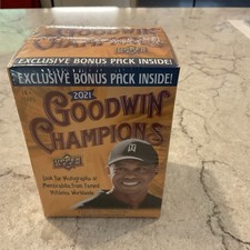 2021 UPPER DECK GOODWIN CHAMPIONS Factory Sealed Blaster Box -