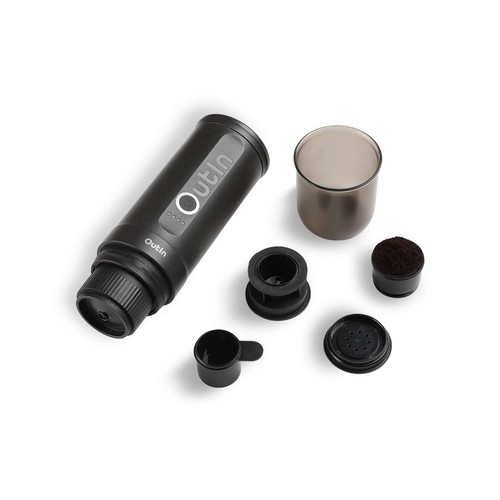 Máquina de café espresso eléctrica portátil Outin Nano 3-4 min autocalentable gris nueva - Imagen 4 de 10