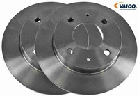 2X Bremsscheibe Vaico V30-40051 2 Bremsscheiben Hinterachse Hinten