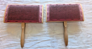 Hand Carder Set for Wool/Cotton- Knitting/Wool/Spinning