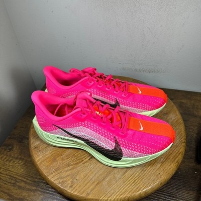 Nike ZoomX Invincible Run Flyknit 3 Women Running Shoes Pink Orange Volt US 10.5