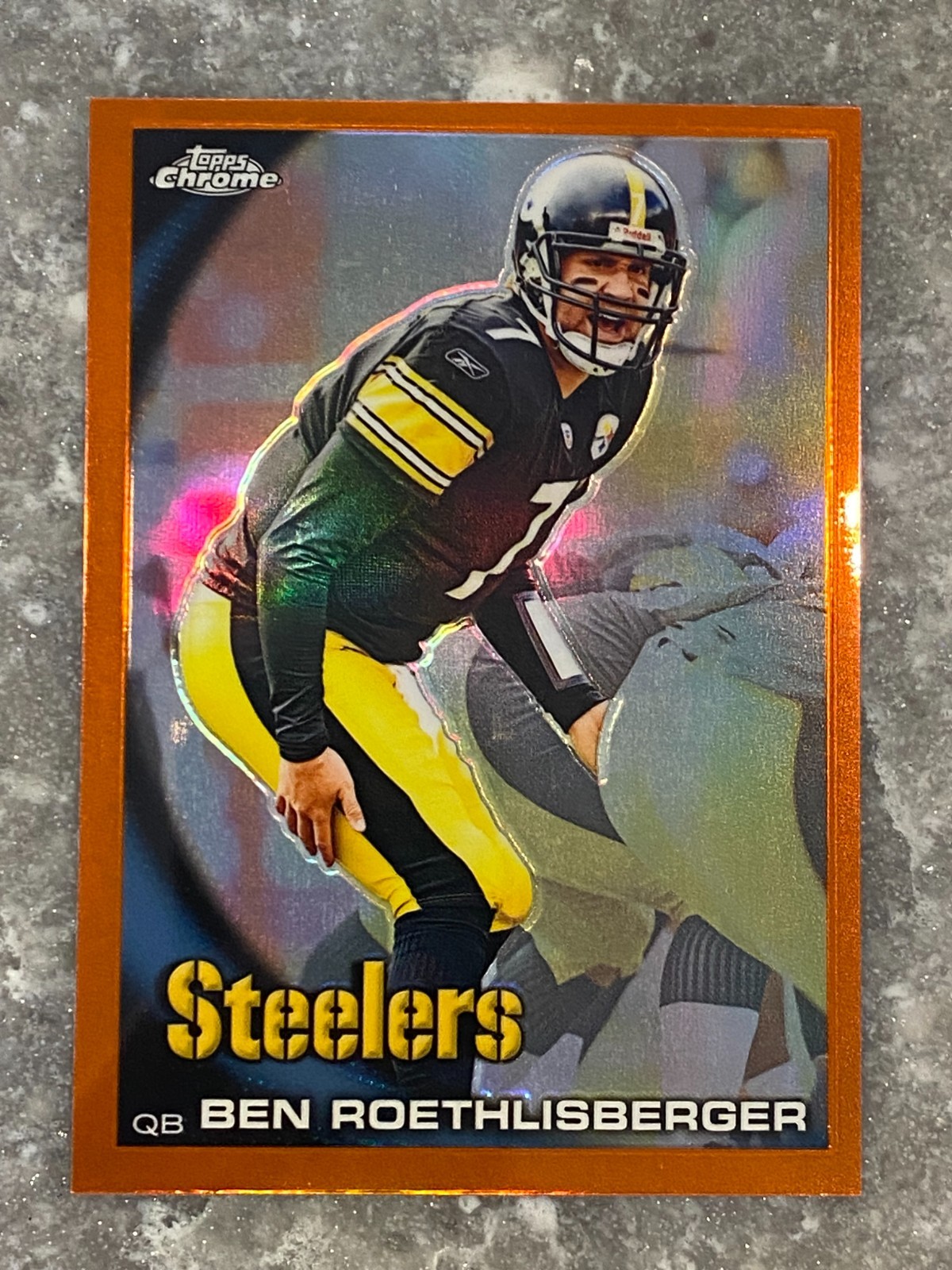 Ben Roethlisberger 2010 Topps Chrome Orange Refractor #C132