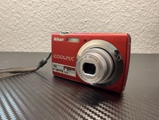 Nikon COOLPIX S220 Digitalkamera 10 MP 3x Zoom Rot – DEFEKT / Ersatzteile