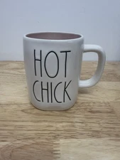 Rae Dunn By Magenta COFFEE AND TEA Mug Ceramic Hot Chick Mug #57