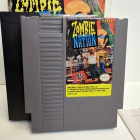 Zombie Nation Nintendo Entertainment System NES Complete CIB +Protective Case