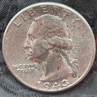 1943 -D Washington Quarter 25C Silver
