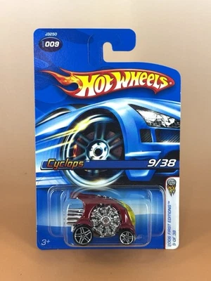 Hot Wheels 2006 First Editions CYCLOPS Burgundy w/pr5 wheels 9/38 - Image 1 of 3