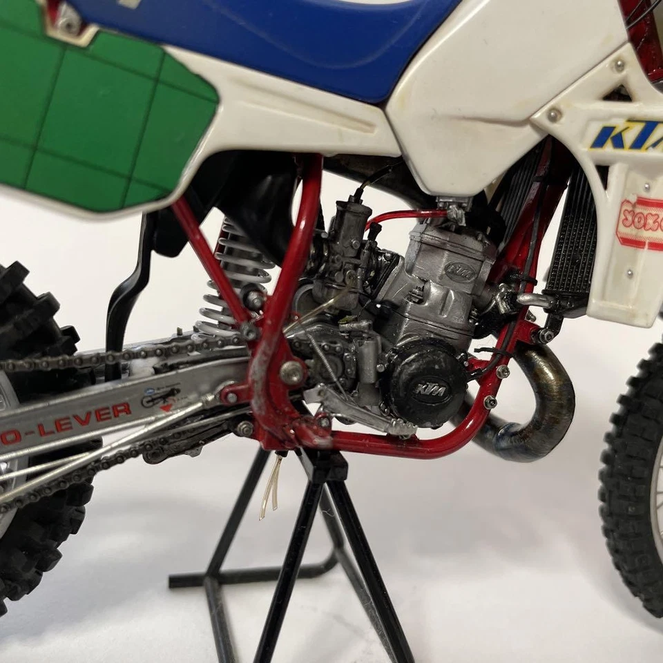1/12 Tamiya Ktm Motocross Plastic Model Kit Racing Motorcycle Scale Model Hobby - Image 3 of 4
