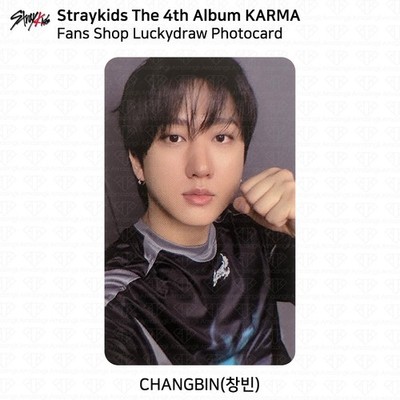 Stray Kids The 4th Album Karma FANS Luckydraw Event Photocard KPOP