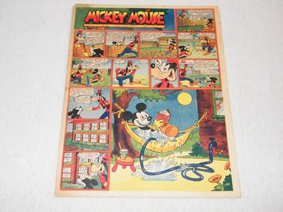 Mickey Mouse Weekly aus England orig. Comic-Beilage vom 15.7.1944! (2003)
