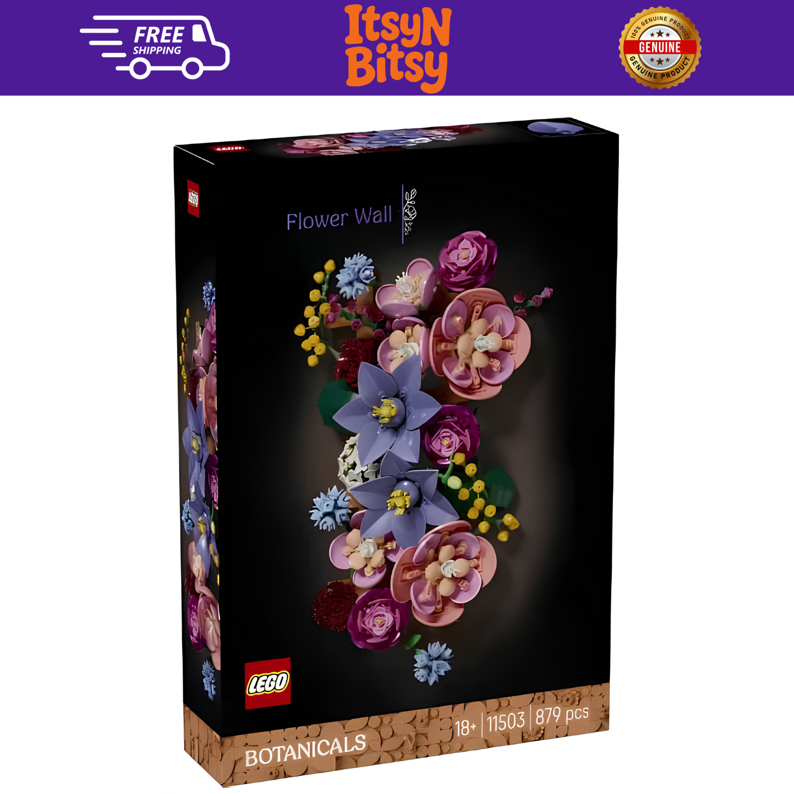 LEGO Botanicals Flower Wall Building Toy 11503 100% GENUINE NEW 🟢