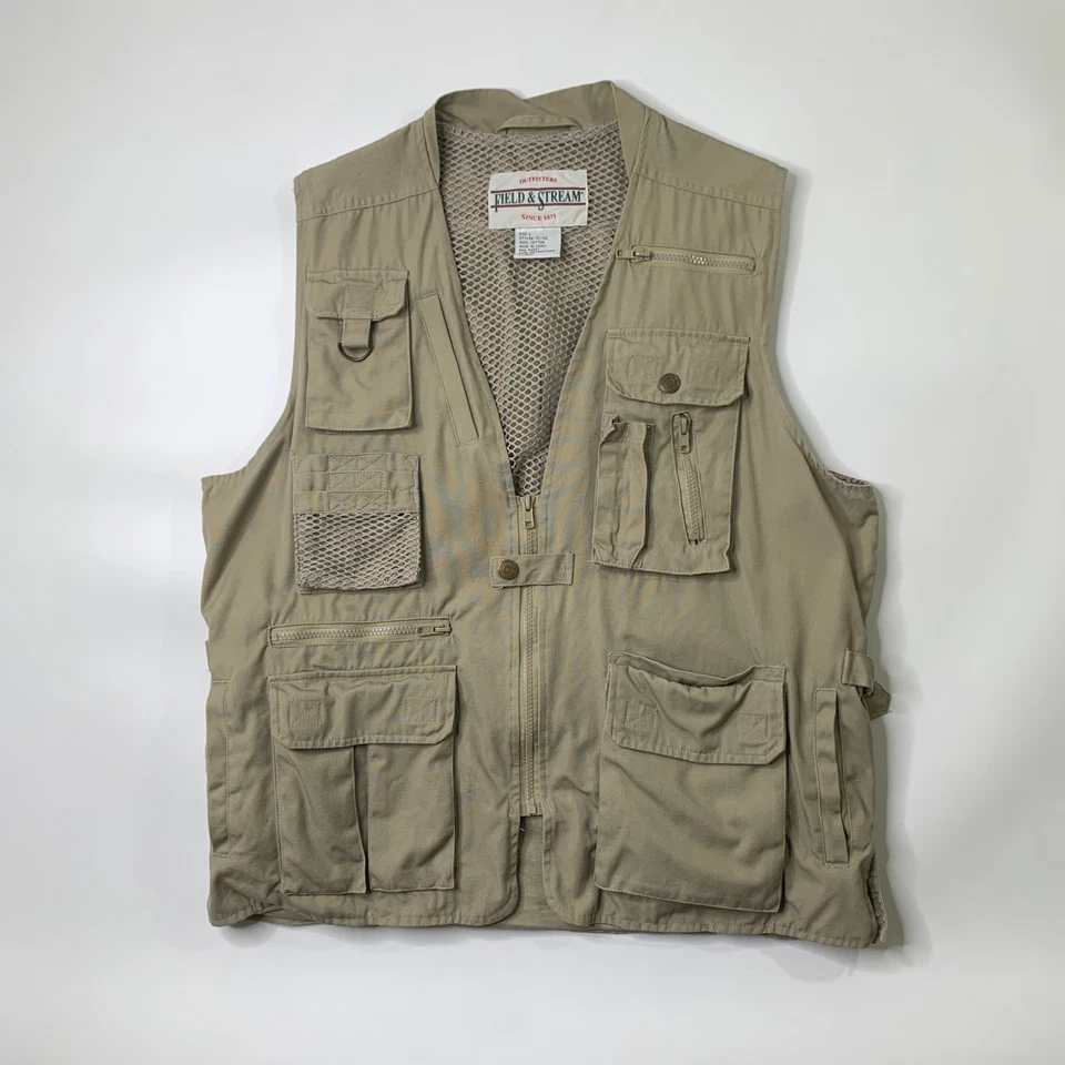 Field & Stream Vest Mens L Large Outfitters Fishing Hunting Outdoor Pockets - Image 2 of 4