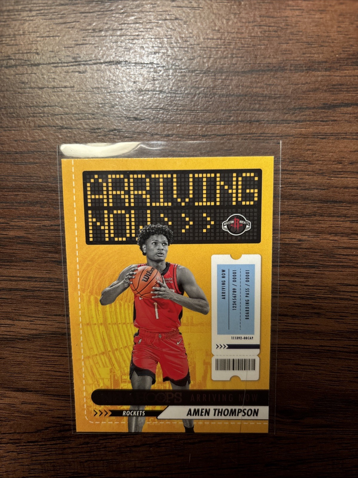 2023-24 Panini NBA Hoops - Arriving Now Amen Thompson #16 (RC)