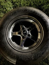 2 15x10 Sve Drag Wheels For Mustang They Have Mickey Thompson Tires