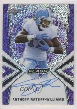 2019 Leaf Flash Purple 24/25 Anthony Ratliff-Williams #BA-ARW Auto 9hx