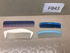 Vintage Hair Comb Lot of 4 - Misc Styles - Ace