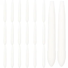 20Pcs Replaceable Pen Nibs for Oil-Based Markers 1.57 Inch White Fiber Tips C...