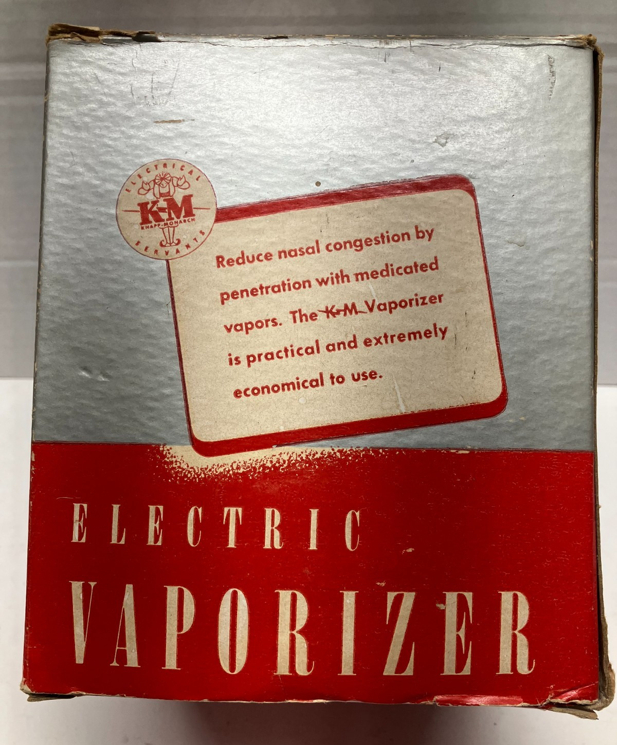 Vintage K-M Electric Vaporizer with Box and Paperwork