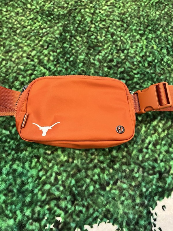 Lululemon Everywhere Belt Bag Orange Nylon Zip Closure Waist Pack One Size