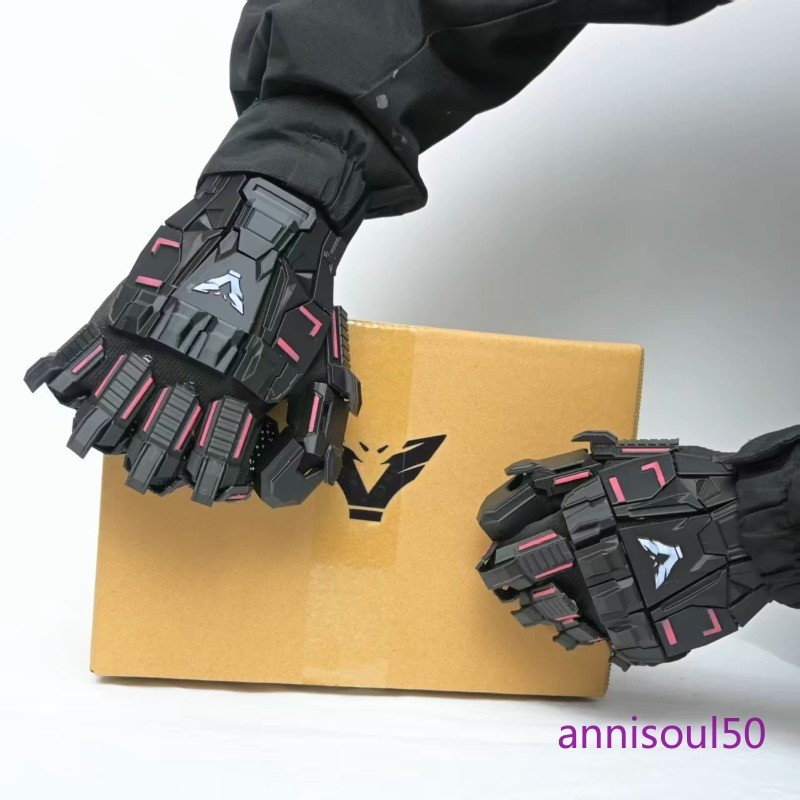 NUOVI guanti meccanici Cyberpunk armatura fantascienza robot mano cosplay oggetti di scena regalo foto 2