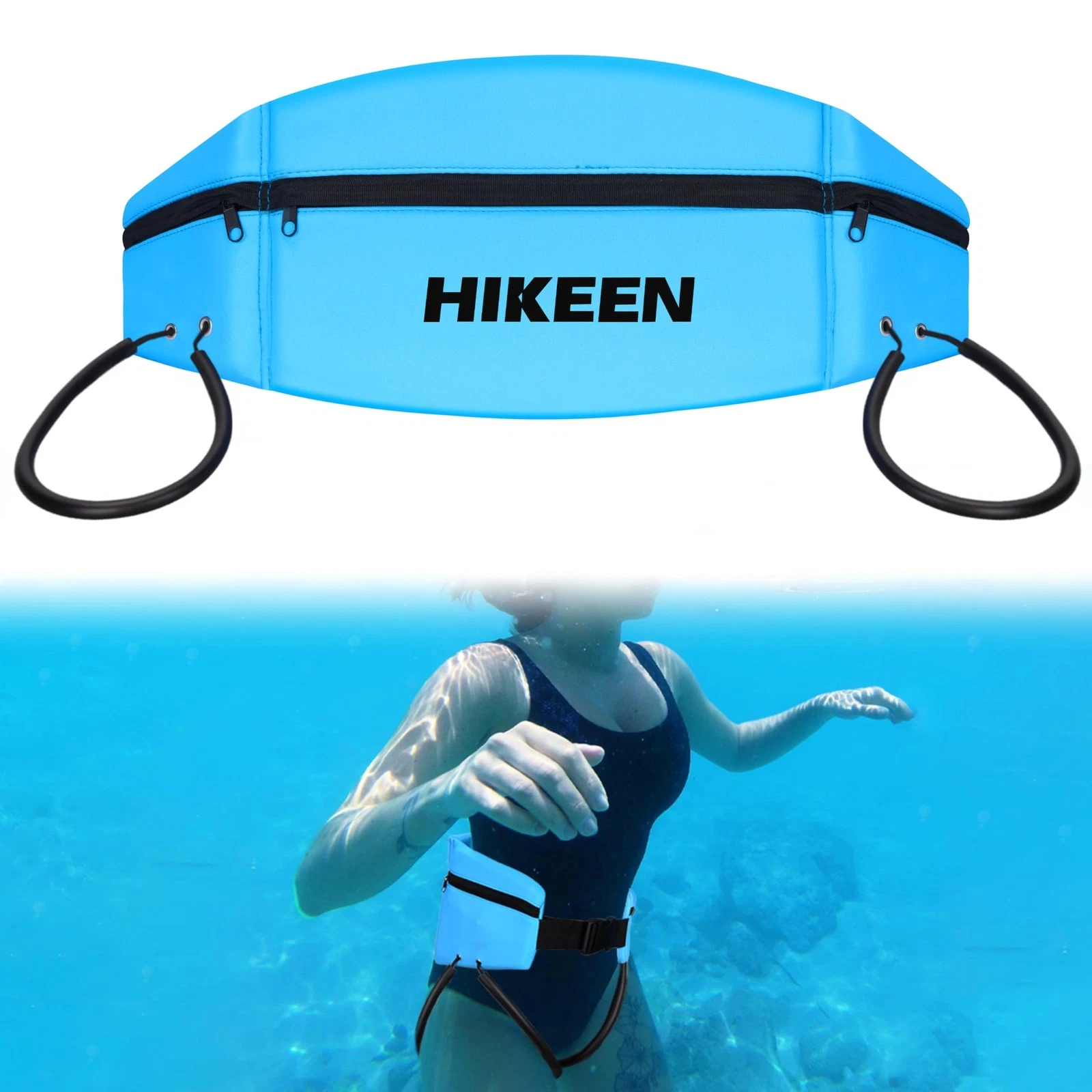 Hikeen Swim Belt for Adults/KidsWater Aerobics Equipment with Fixing Straps a... - Picture 1 of 7