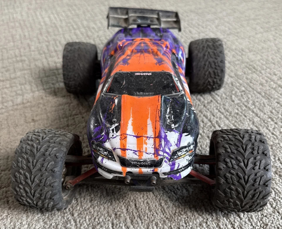 Traxxas Mini E-Revo 1/16 Scale Remote VXL RTR Roller w Body Untested For Parts - Image 2 of 4